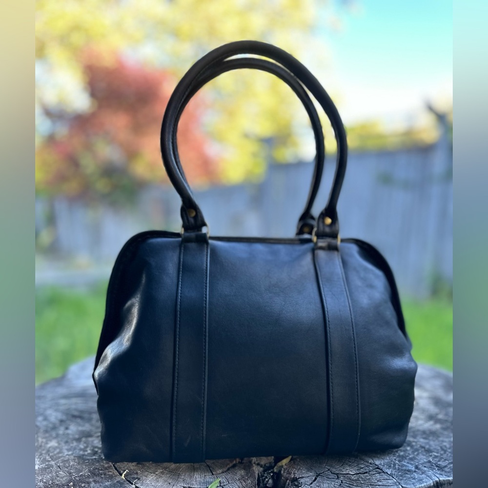 Vintage Coach, Soft Satchel  No.(4055) black